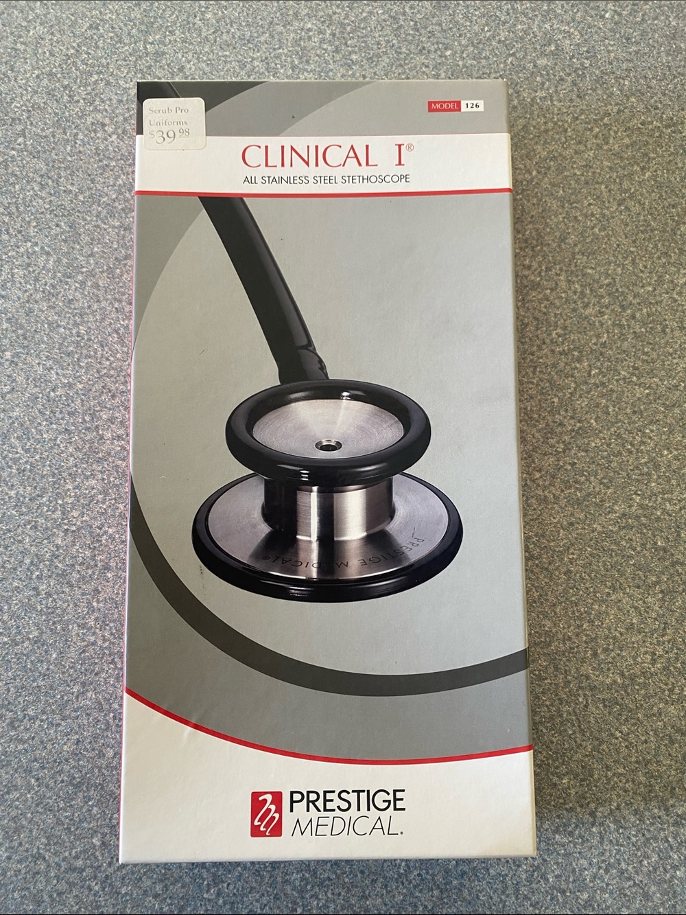 Prestige Medical Clinical I Stainless Steel Stethoscope - Black and Blue